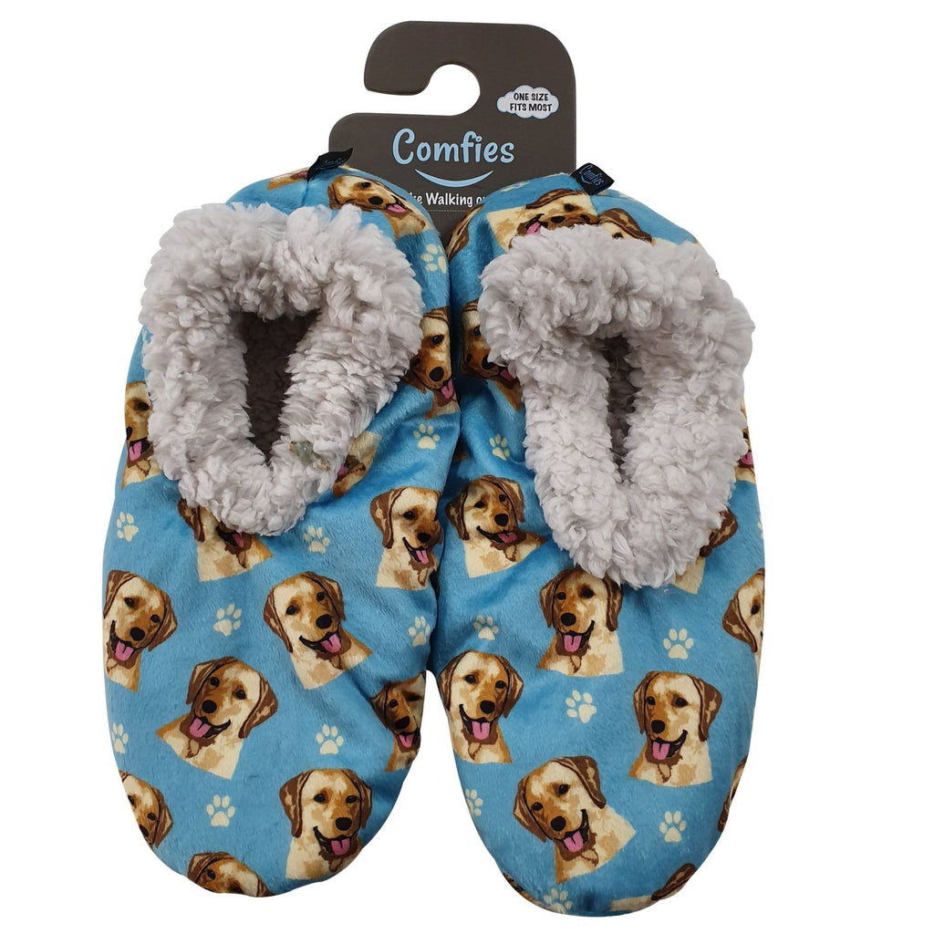 Labrador (Yellow) Slippers - Comfies  (Fabric Colors Vary)
