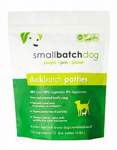 Frozen Raw Duck Dog Food by Smallbatch - No Shipping