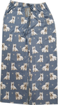 Westie Pajama Bottoms - Unisex  (Fabric Colors Vary)