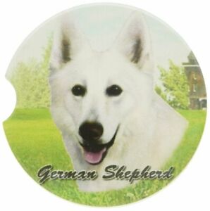 German Shepherd (White) Car Coaster